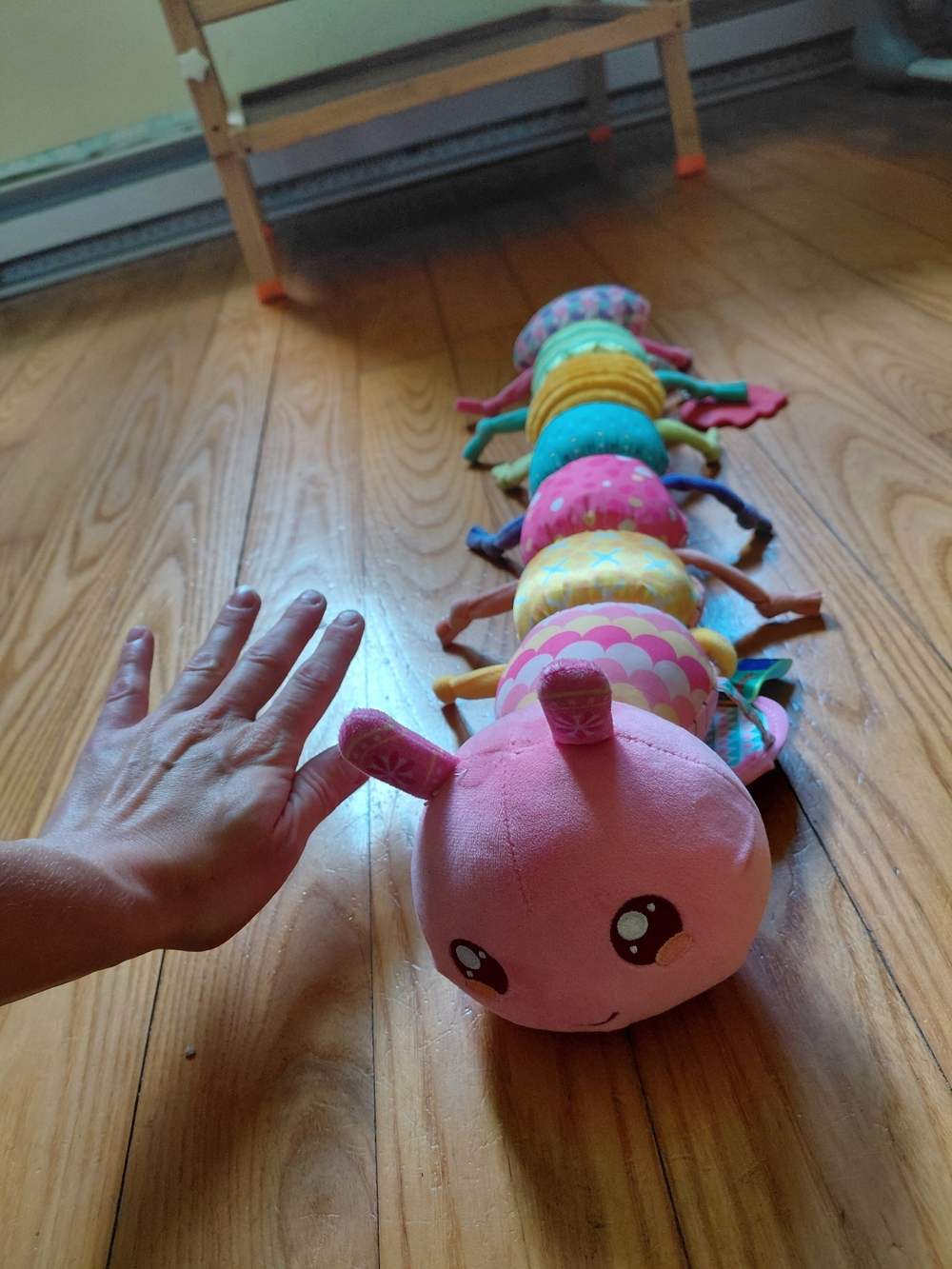 Plush Pink Multi-Color Caterpillar Toy - Kids Toys
